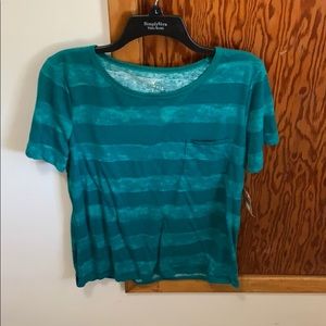 Emerald green pocket tee